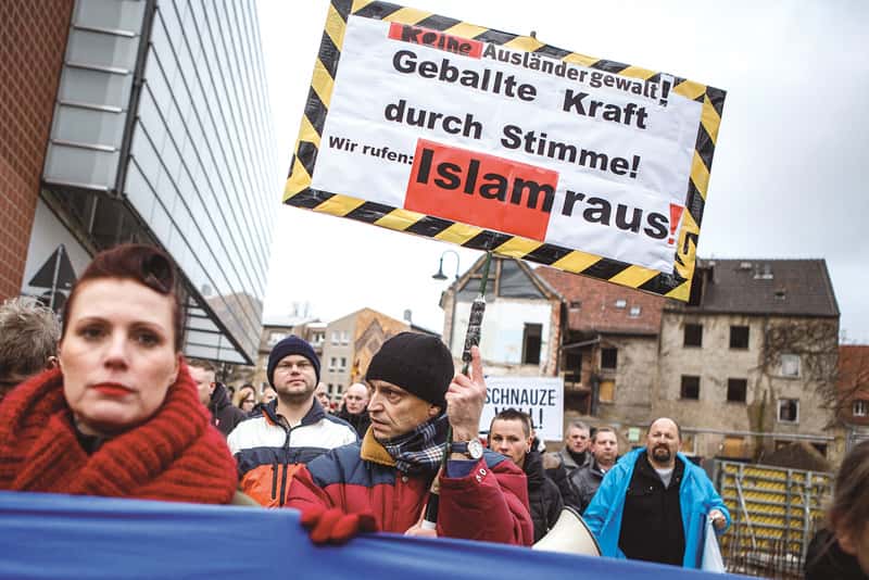 L'Allemagne en proie à l’antisémitisme.