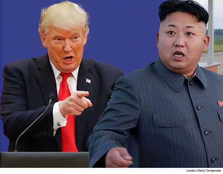 Donald Trump et Kim Jong-Un.