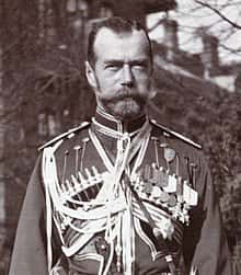 Le Tsar Nicolas II de Russie.